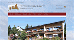 Desktop Screenshot of gaestehaus-schmid.de